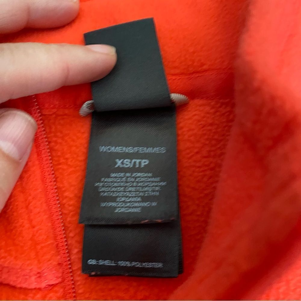 The North Face Quarter Zip Pullover Fleece Hot Pink XS - Picture 5 of 5